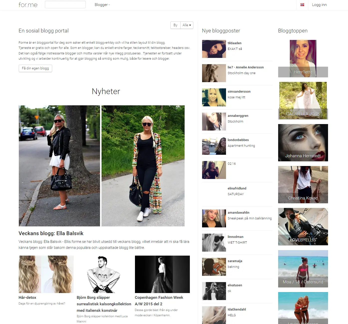 Norwegian version of the site