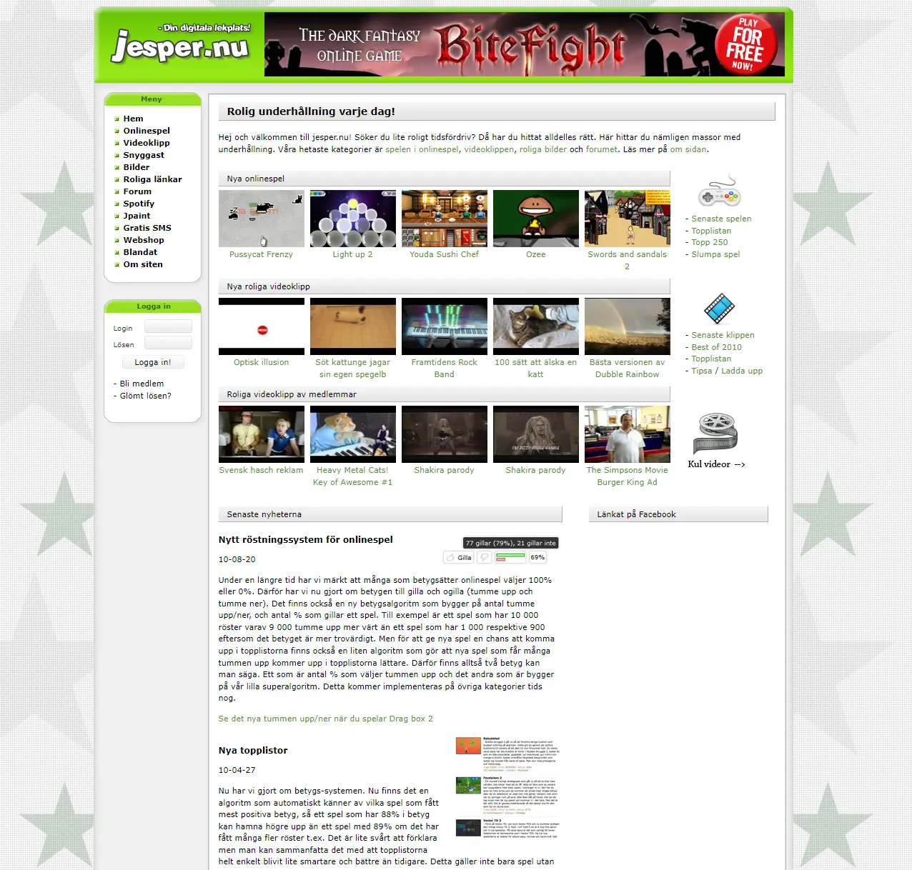 Front Page from 2010 #1