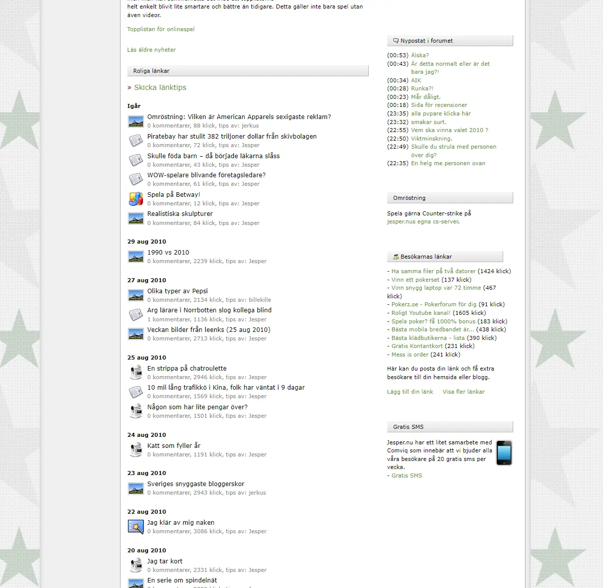 Front Page from 2010 #2